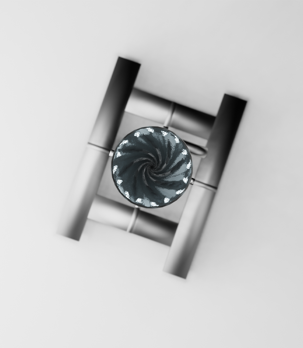 Utilizing natural whirlpools to aerate water